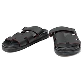 Hermès-Men Sandals-Black