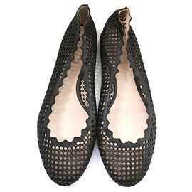 Chloé Chloe Ballerine Traforate Nero