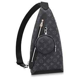Louis Vuitton Sac Duo Sling Monogram Eclipse Noir Noir