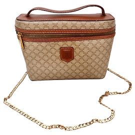 Autre Marque Bolso Vanity Celine de piel caqui Caqui