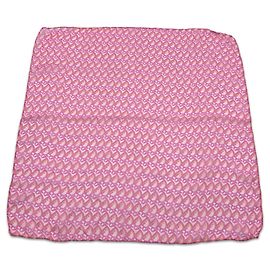 Christian Dior Sciarpa di seta in chiffon con monogramma obliquo rosa vintage Rosa