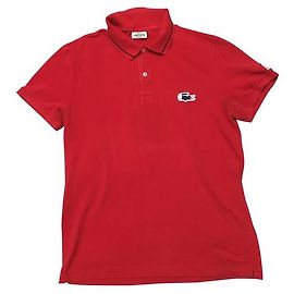 Polo Lacoste Vermelho de Algodão Vermelho