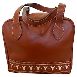 Yves Saint Laurent-Handbags-Caramel