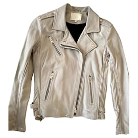 Iro-light gray iro biker jacket-Grey