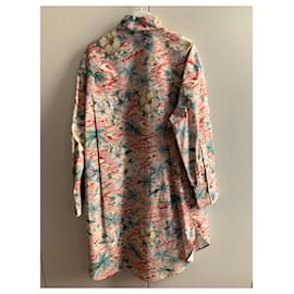 Moncler-Moncler Genius Palm Angels Robe en coton-Multicolore