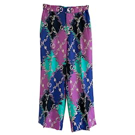 Gucci-Pantalones, polainas-Multicolor
