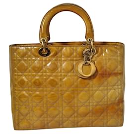 Christian Dior-Lady Dior bag-Mustard