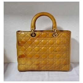 Christian Dior-Lady Dior bag-Mustard