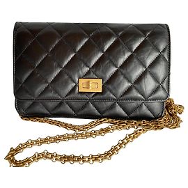 Chanel WOC Reissue 2.55 Black