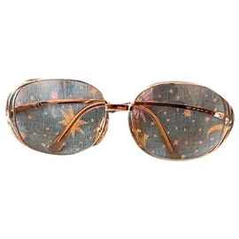 Christian Dior Sunglasses Gold Metal Gold hardware