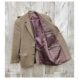 Autre Marque-chaqueta vintage de tweed talla S-Castaño