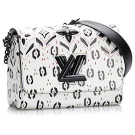 Louis Vuitton-Louis Vuitton White Twist MM-White,Other