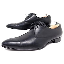 CHRISTIAN DIOR SCARPE HEDI SLIMANE 46 SCARPE DERBY . IN PELLE NERA Nero