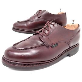 SAPATOS PARABOOT CHAMBORD 9.5F 43.5 SAPATOS DERBY DE COURO MARROM Marrom