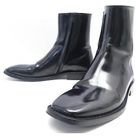 Balenciaga-BALENCIAGA SHOES LE H BOOT ANKLE BOOTS 8086287171 Black patent leather 40-Black