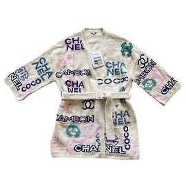 Chanel Cardigan Cotton Eggshell Size 36 Eggshell