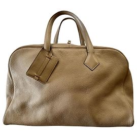 Hermès Bolsa de viagem Victoria Bege