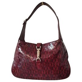 Gucci Jackie Backpack Dark Red Varnish Dark red