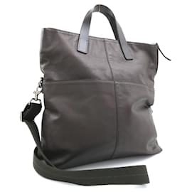 Coach-Leather Two-Way Bag 70493-Brown