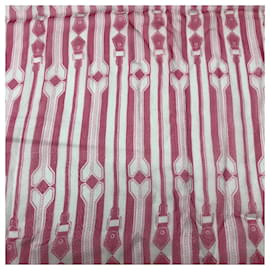 Louis Vuitton-Silk Printed Shawl M78683-Pink