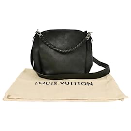 Louis Vuitton-Louis Vuitton Babylone Chain BB Black Mahina-Black