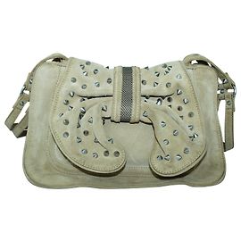 3.1 Phillip Lim Edie Bow Shoulder Bag with Studs Flesh