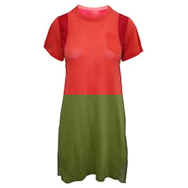Sacai-Orange Red Dres-Orange