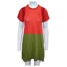 Sacai-Orange Red Dres-Orange
