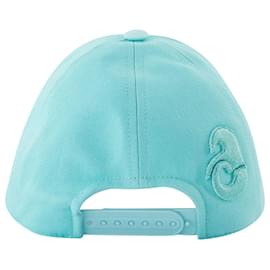 Courreges-Classic Cotton Shell  Hat - Courrèges - Blue - Cotton-Blue