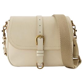 Golden Goose Deluxe Brand Bolsa Francis Hobo - Golden Goose - Porcelana - Couro Marrom Bege