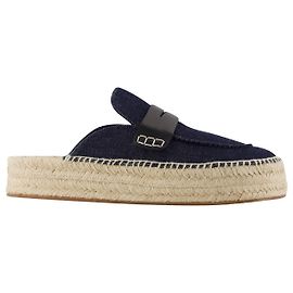 JW Anderson Espadrilles Slides - J.W. Anderson - Navy - Leather Blue