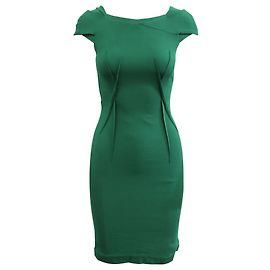 Reiss Robe Ajustée Verte Vert