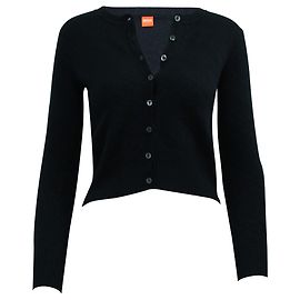 Hugo Boss Schwarze Strickjacke Schwarz