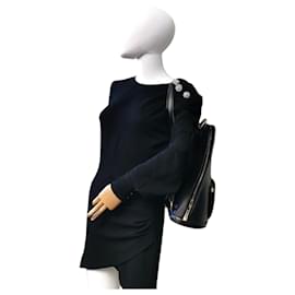 Louis Vuitton-Louis Vuitton Gobelin Backpack Black Epi Gold-Black