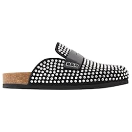 JW Anderson-Crystal Loafers - J.W. Anderson - Black - Leather-Black
