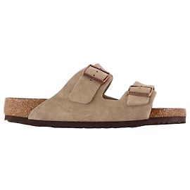 Arizona Sfb Mule - Birkenstock - Suede Taupe - Leather Beige