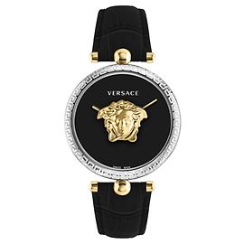 Versace Palazzo Empire Strap Watch Metallic
