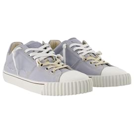 Maison Martin Margiela-New Evolution Low Sneakers - Maison Margiela - Blue - Leather-Blue