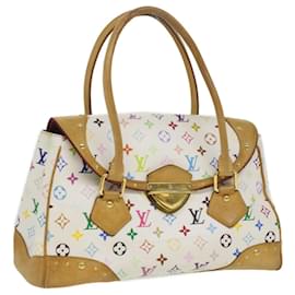 Louis Vuitton-LOUIS VUITTON Monogram Multicolor Beverly GM Hand Bag White M40201 LV Auth 36360-White