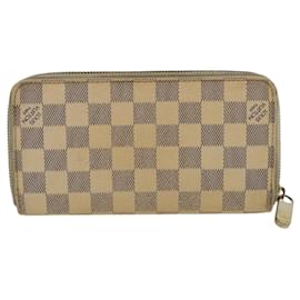 Louis Vuitton-LOUIS VUITTON Damier Azur Zippy Wallet Long Wallet N60019 LV Auth th3350-Other