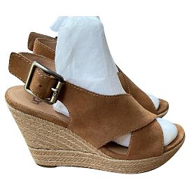 Sandali con zeppa Ugg Caramello