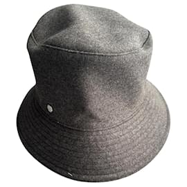 Hermès-Sombrero de pescador Hermes Balade-Castaño
