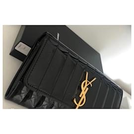Yves Saint Laurent-Vicky wallet / clutch-Black