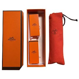 Hermès Hermes leather perfume spray Taupe