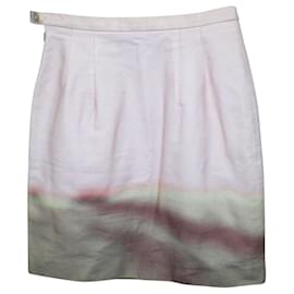 Paul Smith-Pink Skirt with Bunny Print-Pink