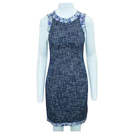 D&G-Blue Tweed Dress-Blue