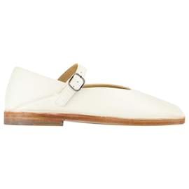 Lemaire-Ballerinas - Lemaire - White - Leather-White