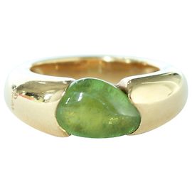 Pomellato Péridot Sassi Vintage 18k Bague en or rose Vert
