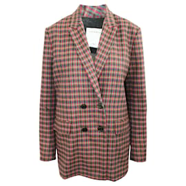 Sandro Checked Oversized Blazer Other