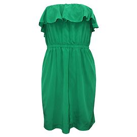 Dkny Vestido verde sem mangas Verde
